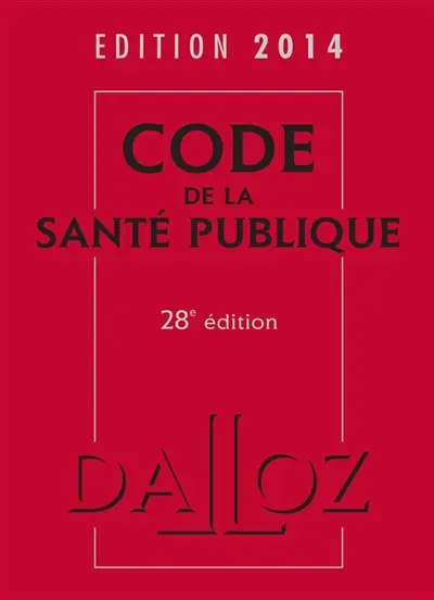 Code de la santé publique : 2014