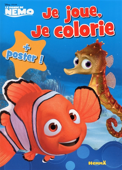 Le monde de Nemo : je joue, je colorie