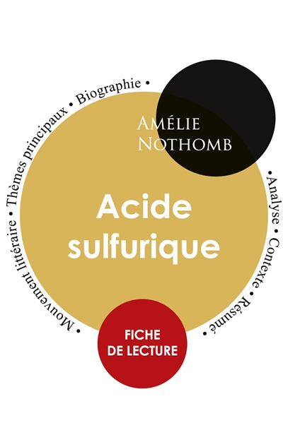 Fiche de lecture Acide sulfurique (Etude intégrale)