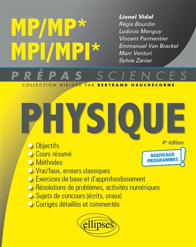 Physique MP-MP*, MPI-MPI* : nouveaux programmes