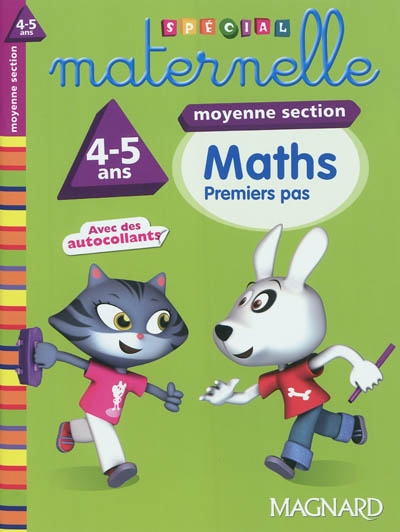 Maths, moyenne section, 4-5 ans : premiers pas