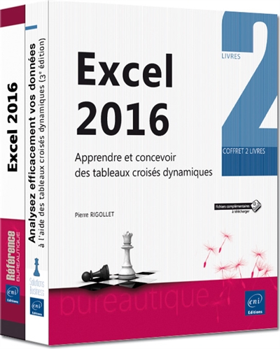 Excel 2016 : apprendre et concevoir des tableaux croisés dynamiques