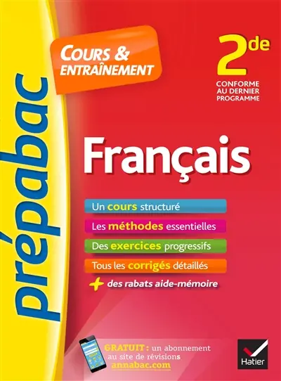 Français 2de : cours & entraînement