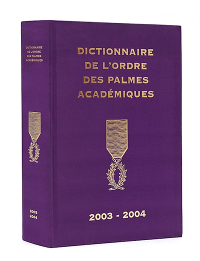 Dictionnaire de l'ordre des...