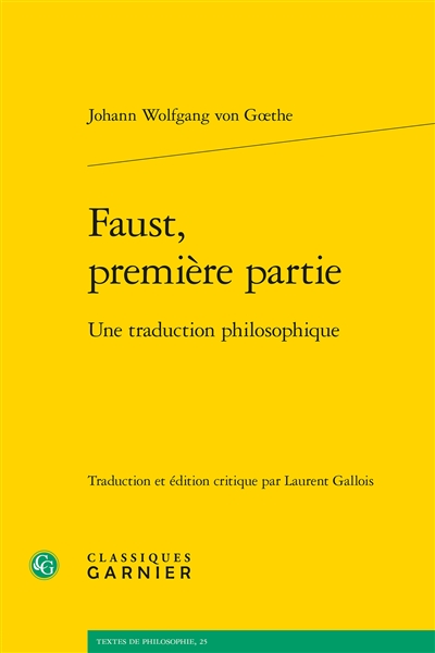 Faust, première partie :...