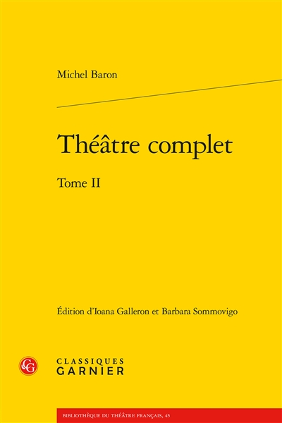 Théâtre complet. Vol. 2