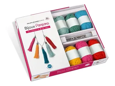 Bijoux pompons : 10 créations en fil de coton