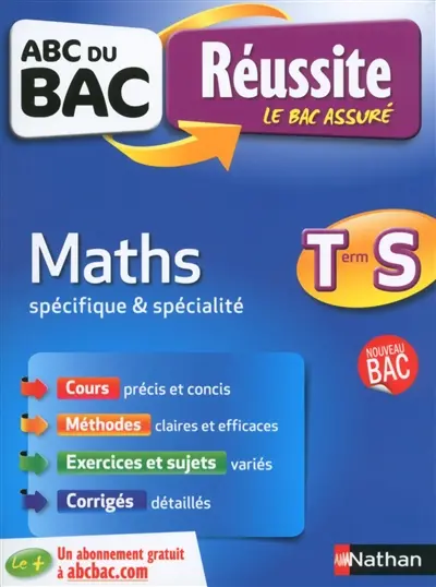 Maths terminale S : spécifique & spécialité