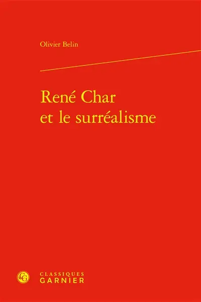 René Char et le surréalisme