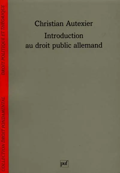 Introduction au droit public allemand