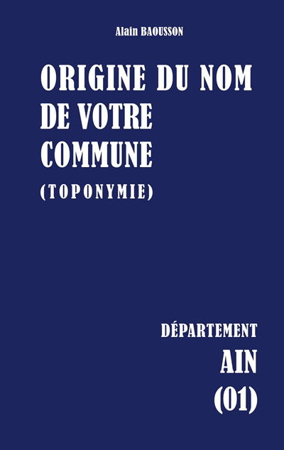 Origine du nom de votre...