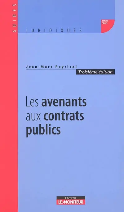 Les avenants aux contrats publics