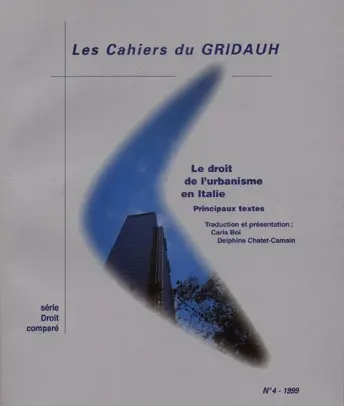 Le droit de l'urbanisme en Italie : principaux textes