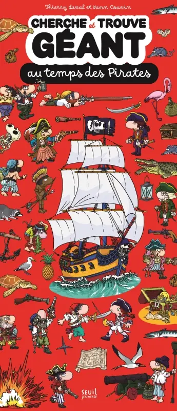 Cherche et trouve géant au temps des pirates