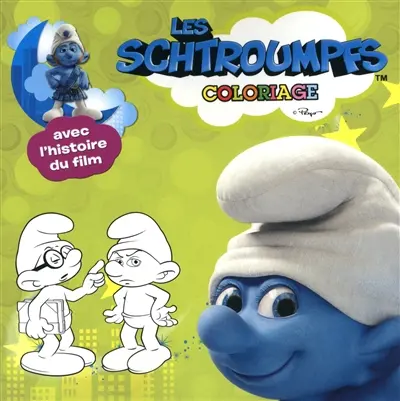 Les Schtroumpfs : coloriage : avec l'histoire du film