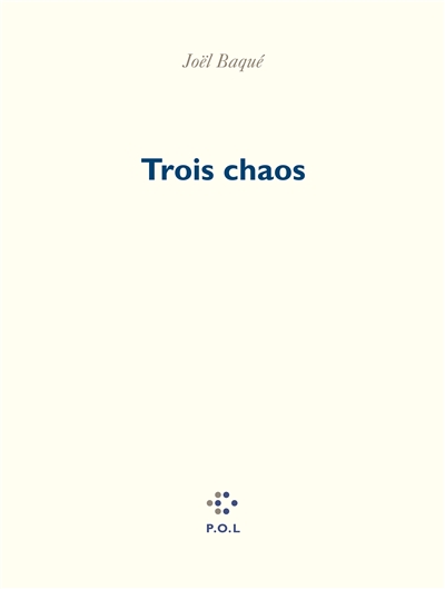 couverture du livre Trois chaos