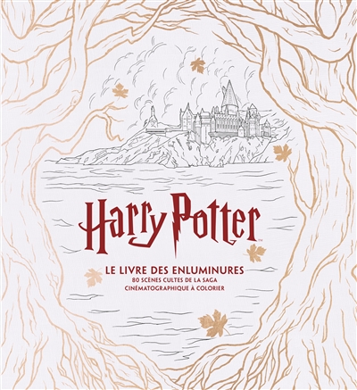 harry potter : le livre des enluminures : 80 scènes cultes de la saga cinématographique à colorier