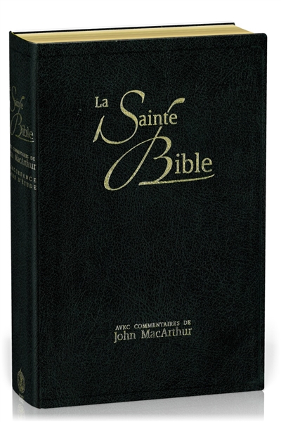 La sainte Bible : nouvelle édition de Genève : fibrocuir noir
