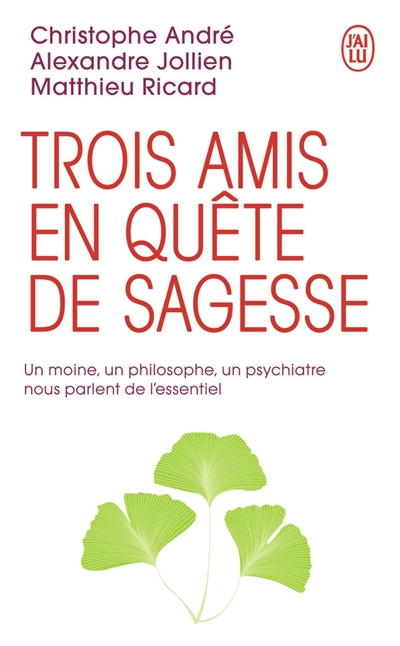 Trois amis en quête de sagesse : un moine, un philosophe, un psychiatre nous parlent de l'essentiel