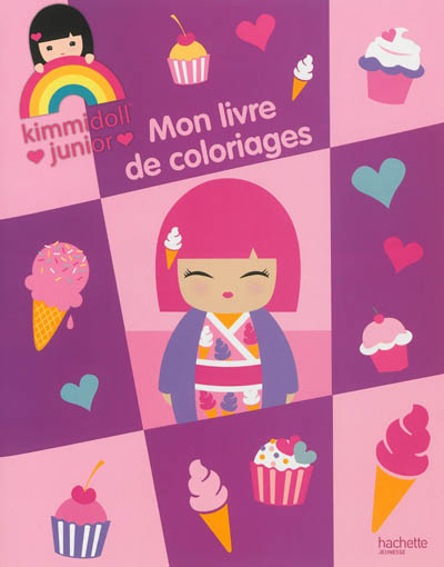 Kimmidoll junior : mon livre de coloriages