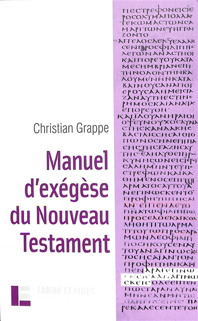 Manuel d'exégèse du Nouveau Testament