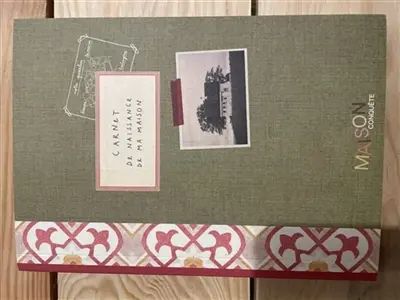 Carnet de naissance de ma maison