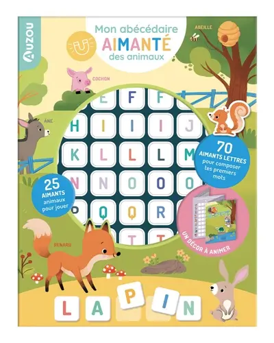 Mon abécédaire aimanté des animaux