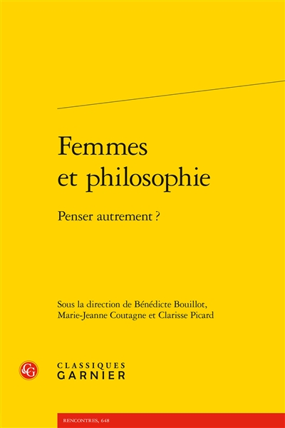 Femmes et philosophie : penser autrement ?