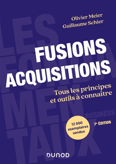 Fusions acquisitions : tous...