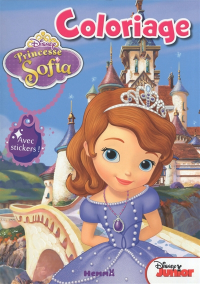 Princesse Sofia : coloriage avec stickers !