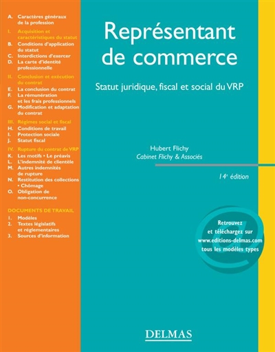 Représentant de commerce : statut juridique, fiscal et social du VRP