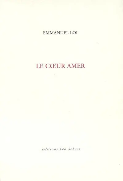 Le coeur amer