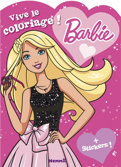 Barbie : vive le coloriage ! : rose