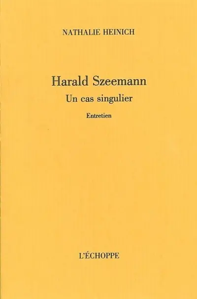Harald Szeemann, un cas singulier : entretien