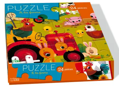 A la ferme : puzzle