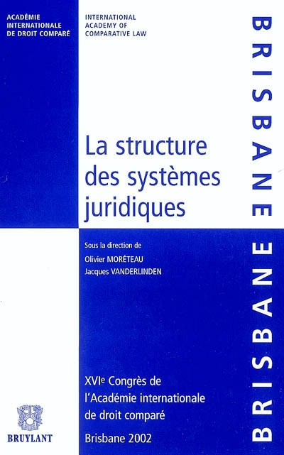 La structure des systèmes juridiques
