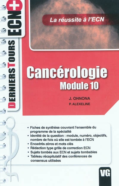 Cancérologie : module 10