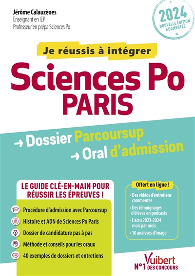 Sciences Po Paris 2024 : dossier Parcoursup, oral d'admission