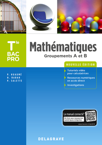 Mathématiques terminale bac pro, groupements A et B