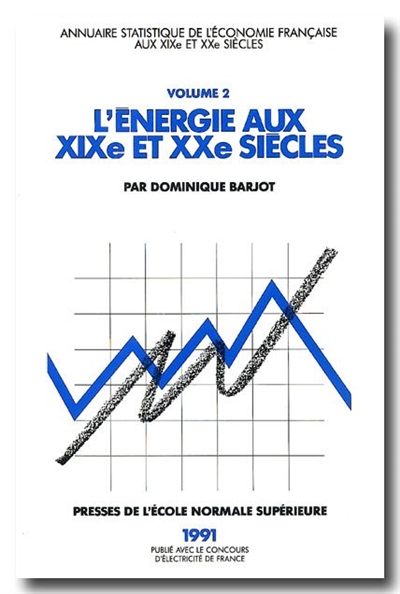 Annuaire statistique de l'économie française aux XIXe et XXe siècles. Vol. 2. L'énergie aux XIXe et XXe siècles
