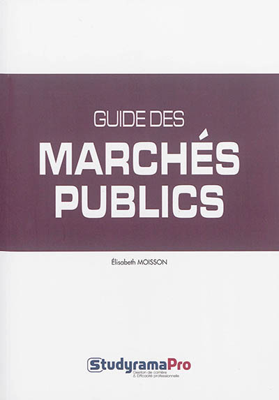 Guide des marchés publics