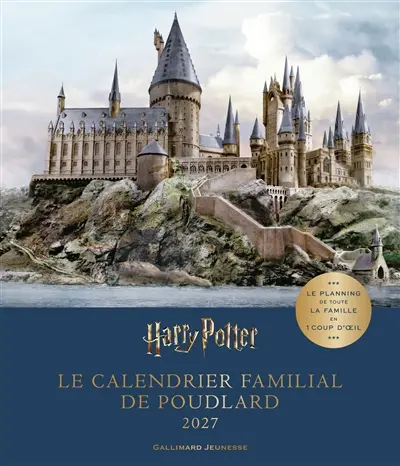 Harry Potter : le calendrier familial de Poudlard : 2027