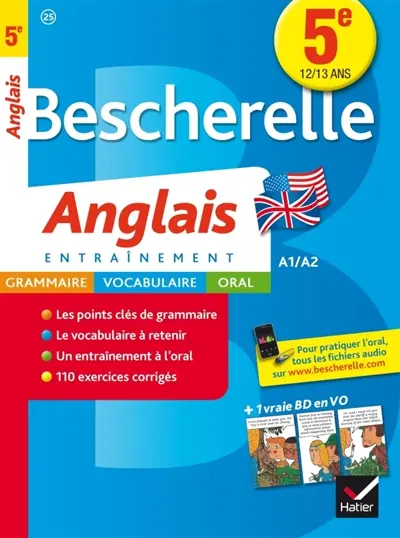 Anglais 5e, 12-13 ans : A1+-A2 : entraînement