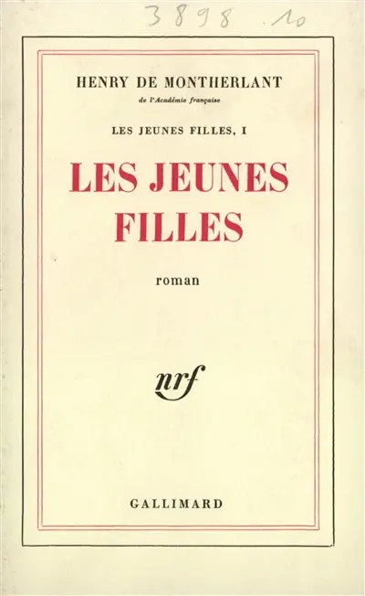 Les jeunes filles. Vol. 1