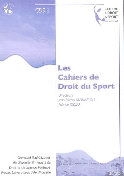 Cahiers de droit du sport (Les), n° 1
