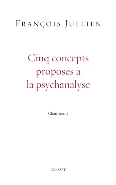 Chantiers. Vol. 3. Cinq concepts proposés à la psychanalyse