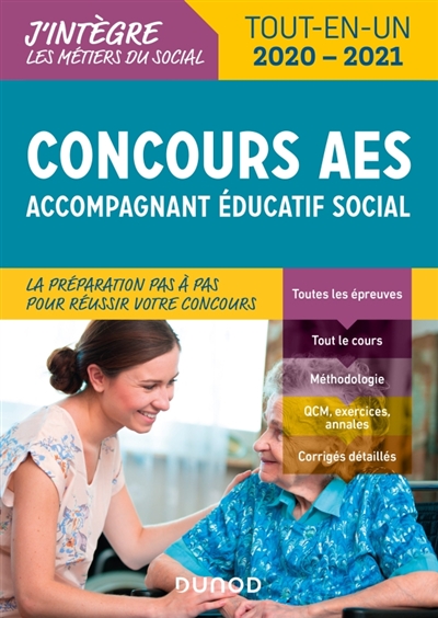 Concours AES : accompagnant éducatif social : tout-en-un 2020-2021