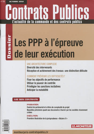 Contrats publics,...