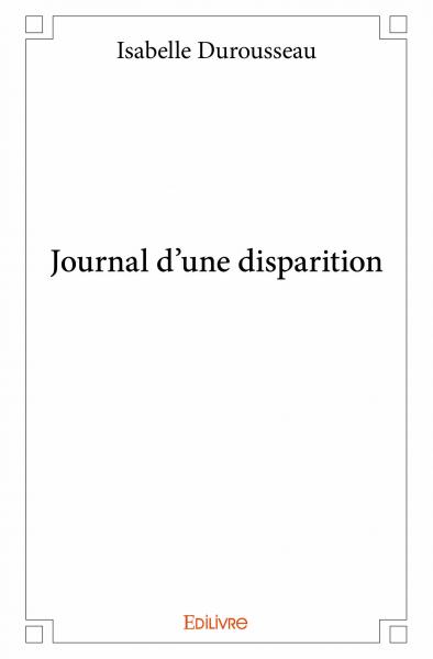 Journal d'une disparition