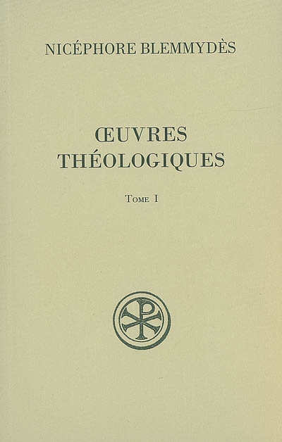 Oeuvres théologiques. Vol. 1